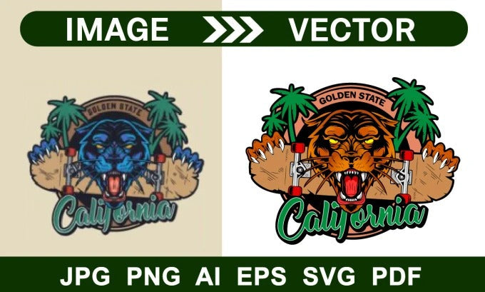 I will convert drawing, sketch and logo image to digital vector art