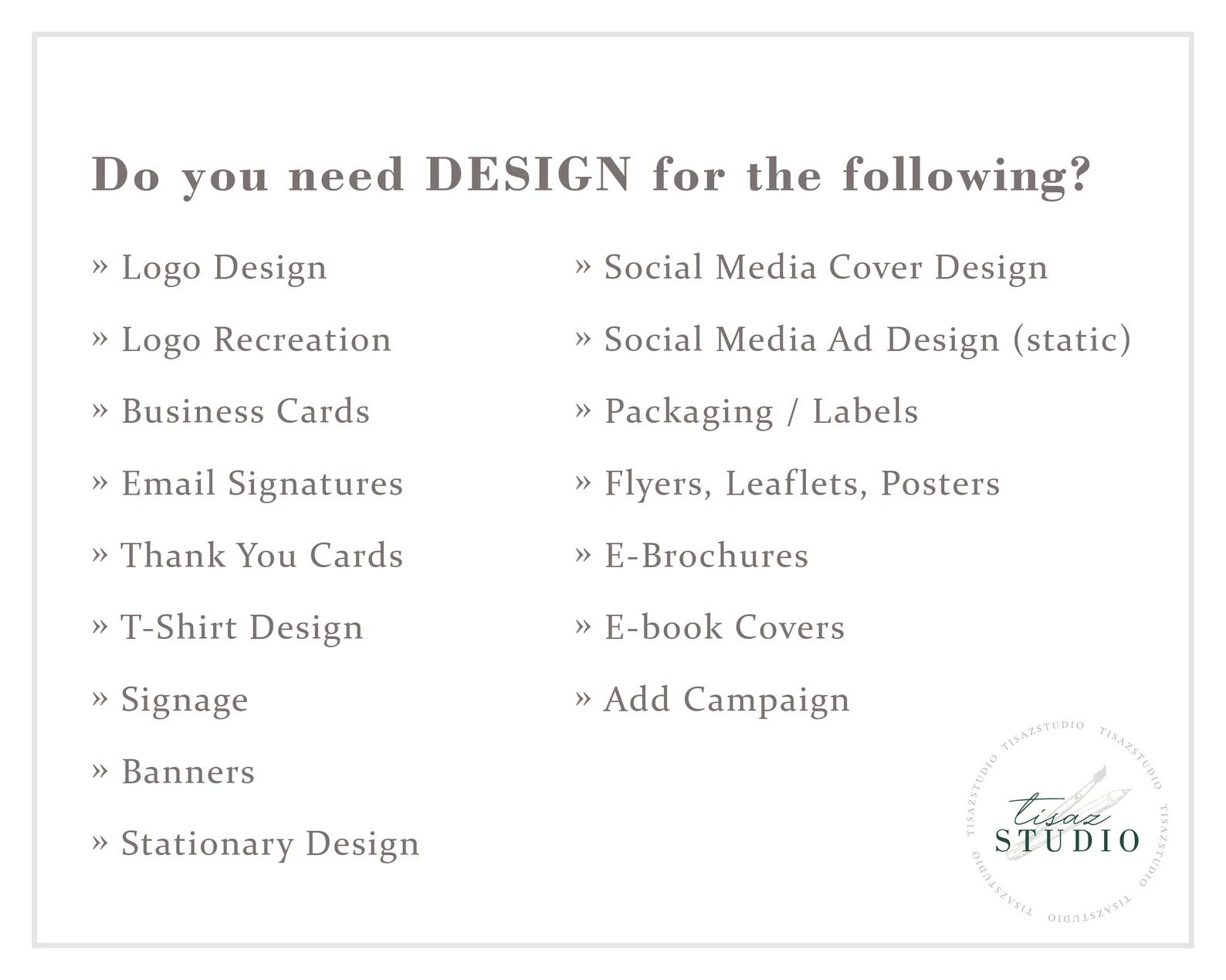 Custom Graphic Design Services: Logo, Business Card, & More