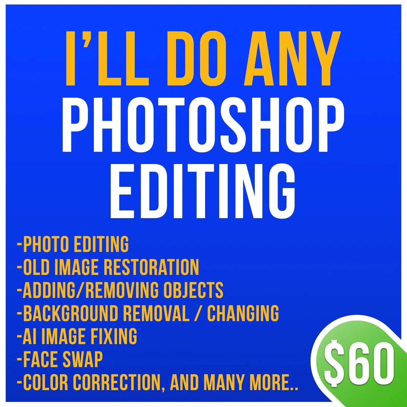 Custom Photo Editing Services: Expert Retouching, Restoration & High-Resolution Enhancements